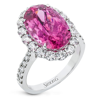 Simon G Fashion Color Ring In 18K Gold With Diamonds (White)