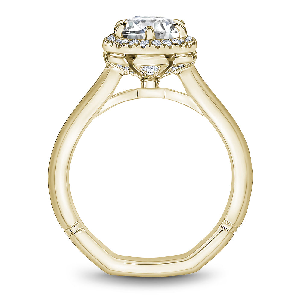 Noam Carver Engagement Ring Yellow 18k Gold With 36 RD TCW 0.23ct