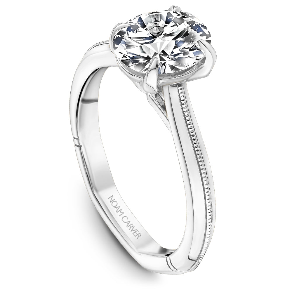 Noam Carver Engagement Ring White 14k Gold