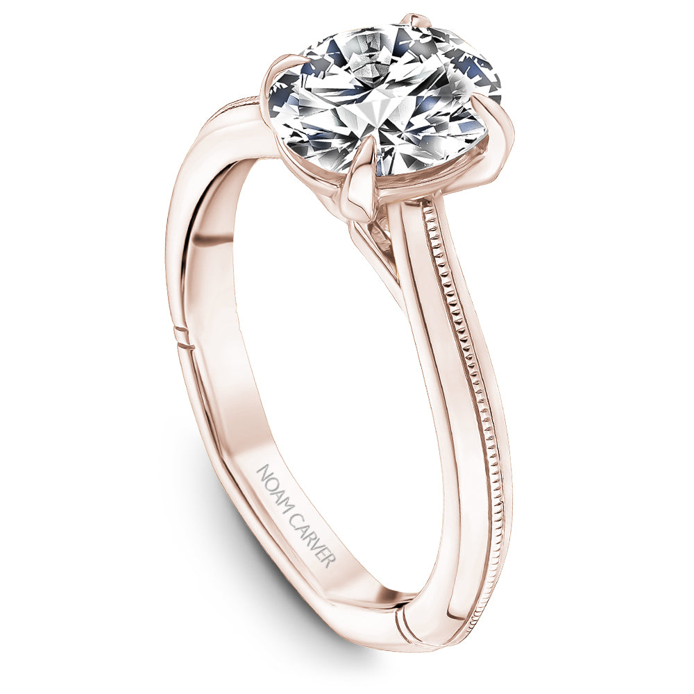 Noam Carver Engagement Ring Rose 18k Gold
