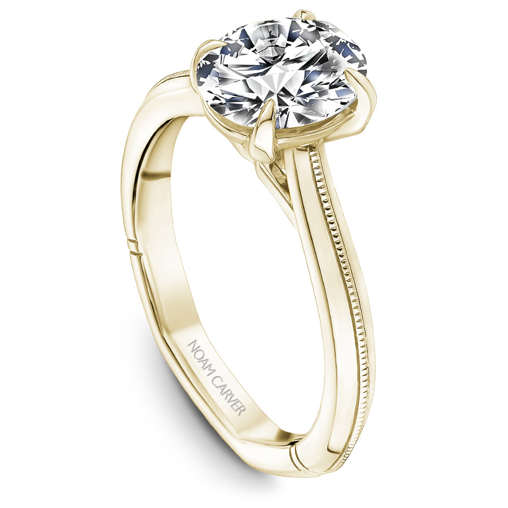 Noam Carver Engagement Ring Yellow 14k Gold