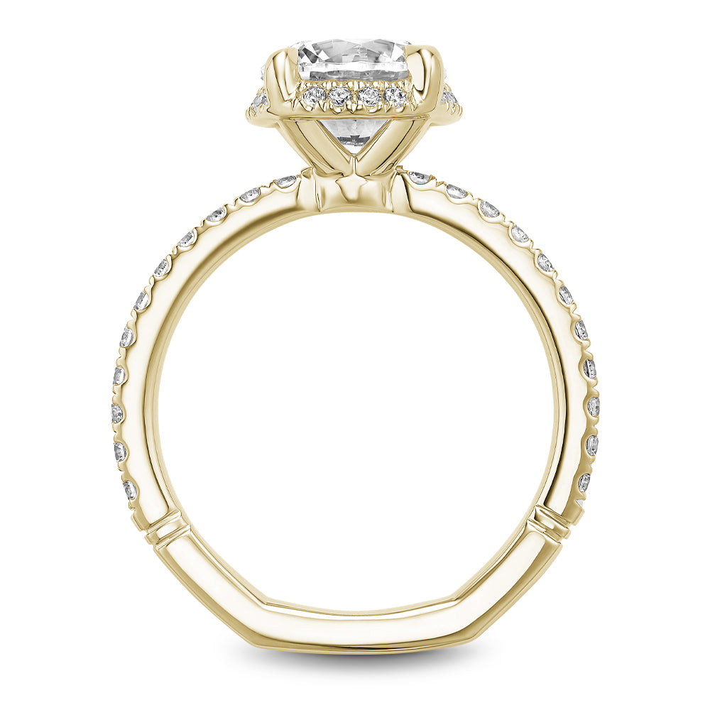 Noam Carver Engagement Ring Yellow 14k Gold With 38 RD TCW 0.38ct