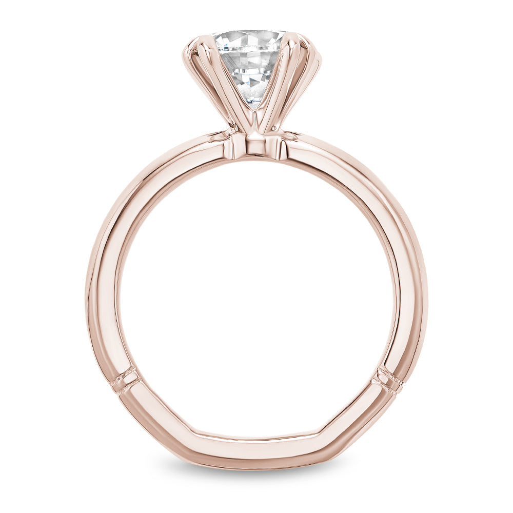 Noam Carver Engagement Ring Rose 18k Gold