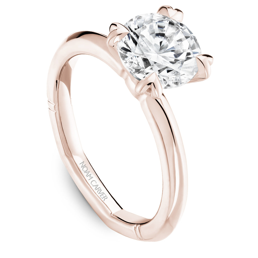 Noam Carver Engagement Ring Rose 14k Gold