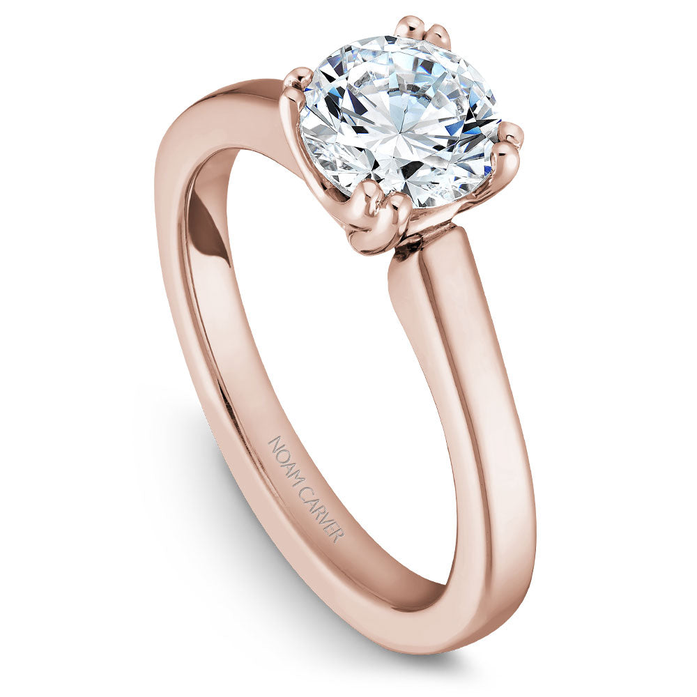 Noam Carver Engagement Ring Rose 14k Gold