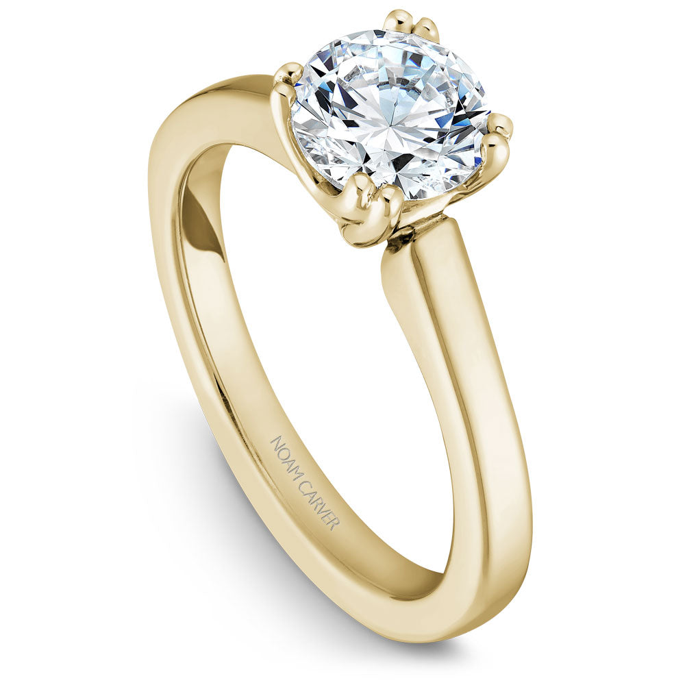 Noam Carver Engagement Ring Yellow 14k Gold