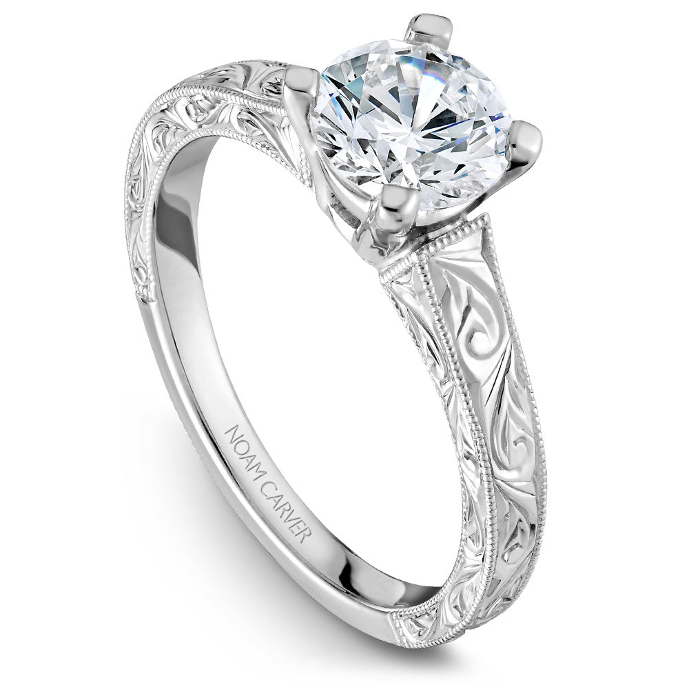 Noam Carver Engagement Ring Platinum