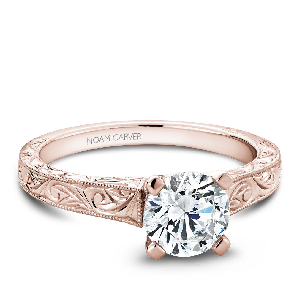 Noam Carver Engagement Ring Rose 18k Gold