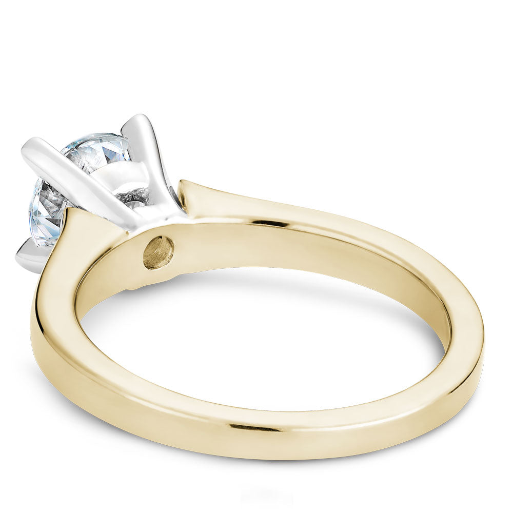 Noam Carver Engagement Ring Yellow & White 14k Gold