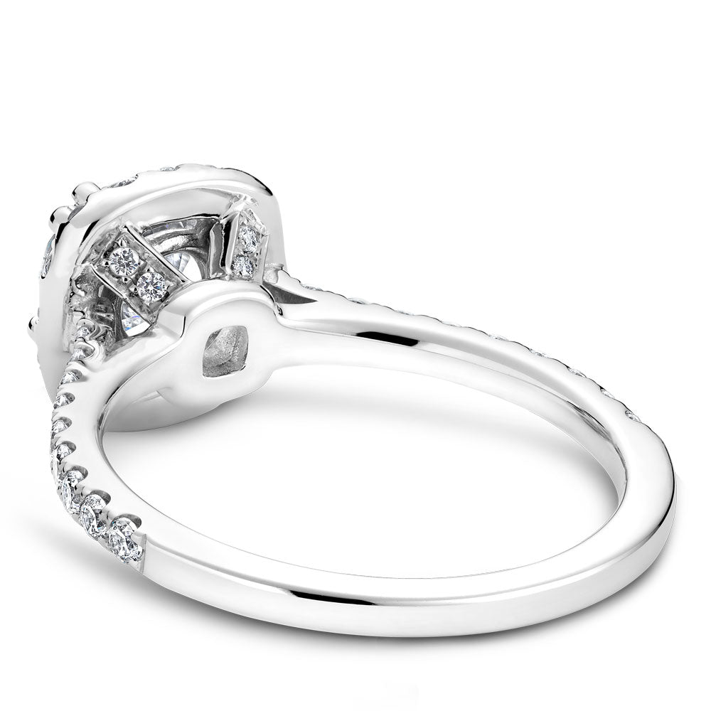 Noam Carver Engagement Ring White 18k Gold With 42 RD TCW 0.43ct