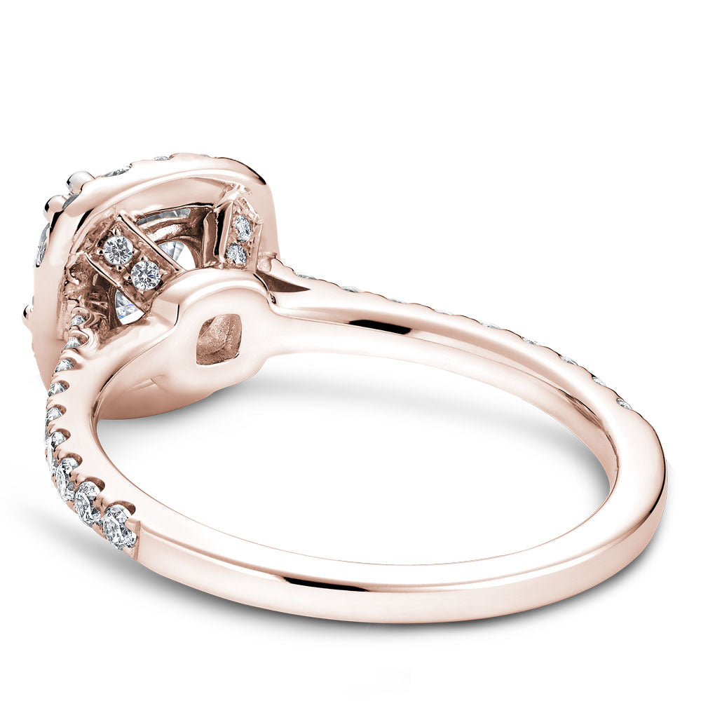 Noam Carver Engagement Ring Rose 14k Gold With 42 RD TCW 0.43ct