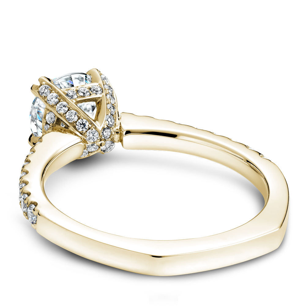 Noam Carver Engagement Ring Yellow 18k Gold With 52 RD TCW 0.33ct