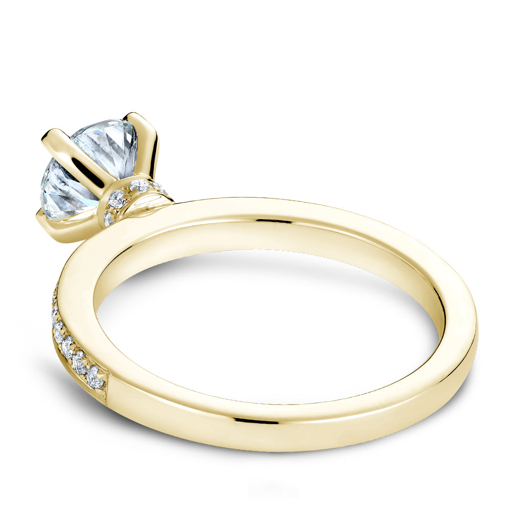 Noam Carver Engagement Ring Yellow 14k Gold With 30 RD TCW 0.22ct