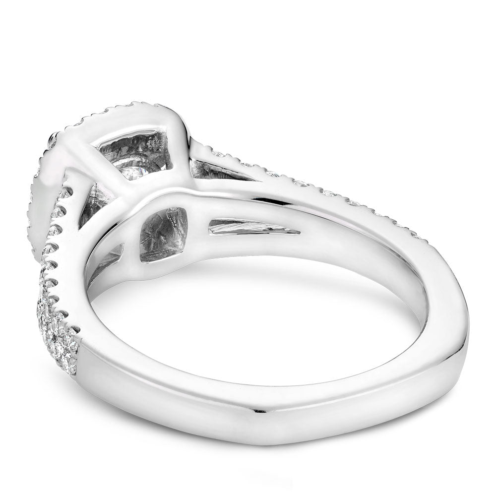 Noam Carver Engagement Ring White 14k Gold With 56 RD TCW 0.42ct