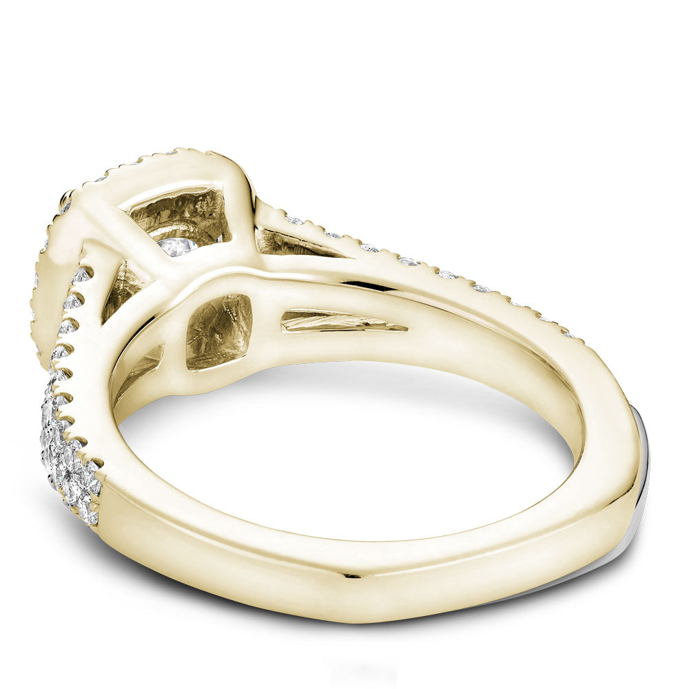 Noam Carver Engagement Ring Yellow 18k Gold With 56 RD TCW 0.42ct