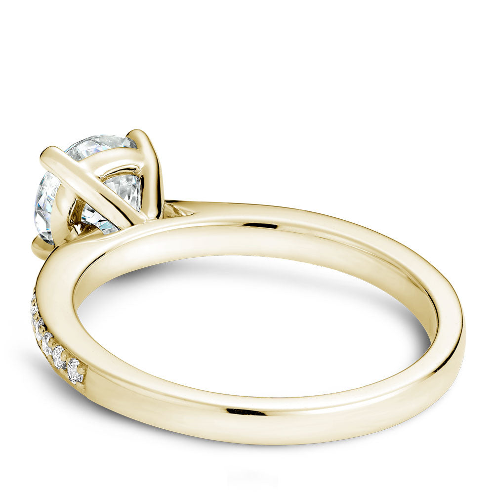 Noam Carver Engagement Ring Yellow 18k Gold With 22 RD TCW 0.16ct
