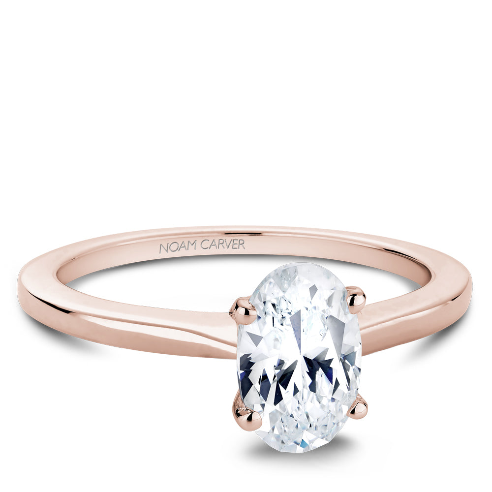 Noam Carver Engagement Ring Rose 18k Gold