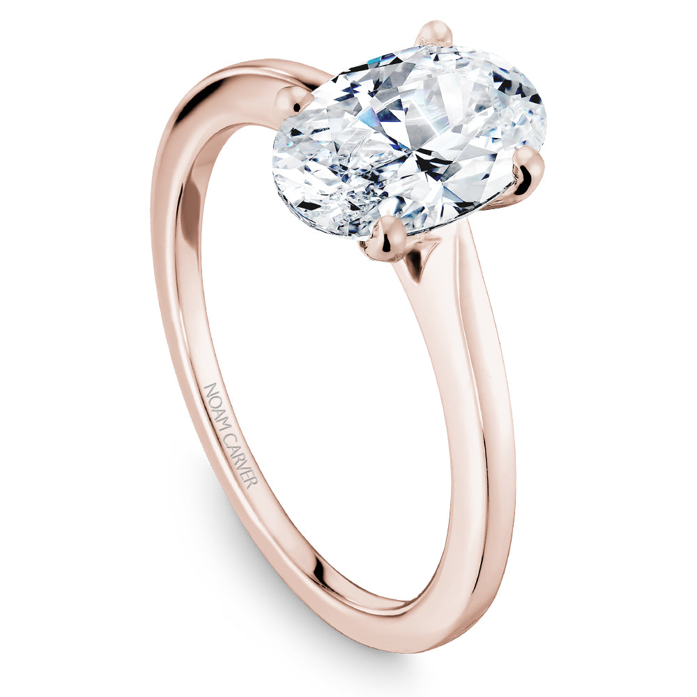 Noam Carver Engagement Ring Rose 14k Gold