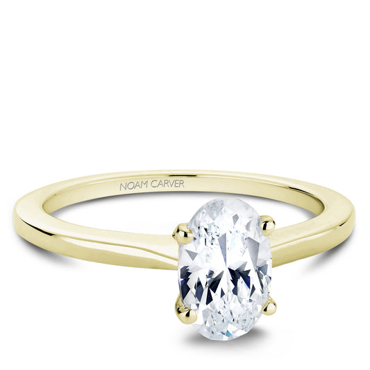 Noam Carver Engagement Ring Yellow 14k Gold