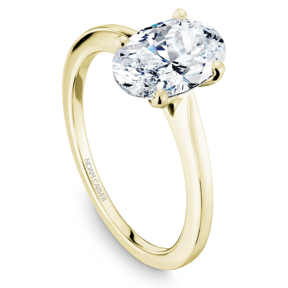 Noam Carver Engagement Ring Yellow 14k Gold