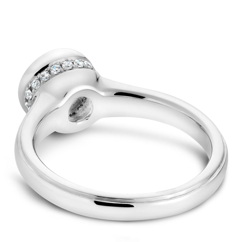 Noam Carver Engagement Ring White 14k Gold With 18 RD TCW 0.11ct