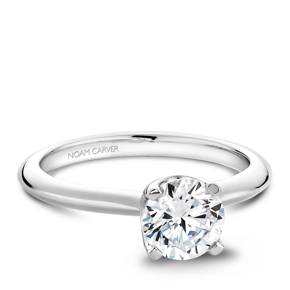 Noam Carver Engagement Ring White 18k Gold