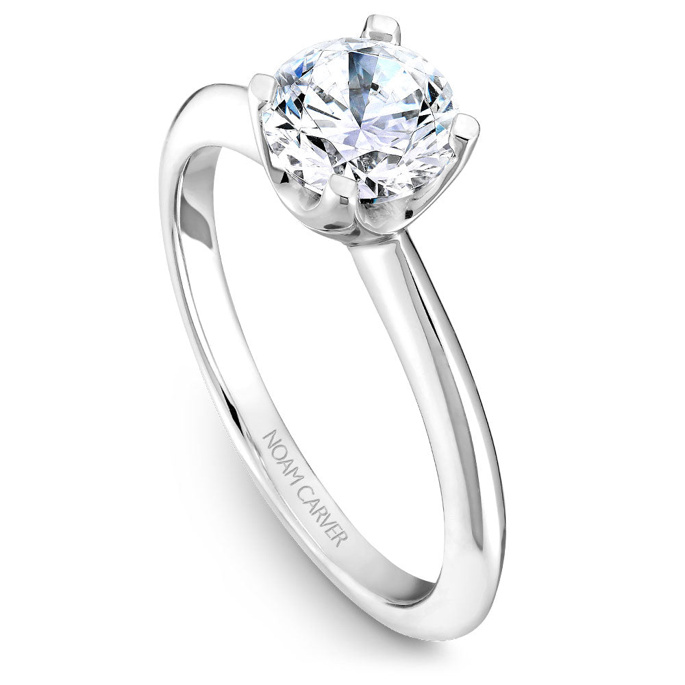 Noam Carver Engagement Ring White 14k Gold