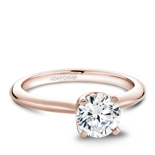 Noam Carver Engagement Ring Rose 14k Gold