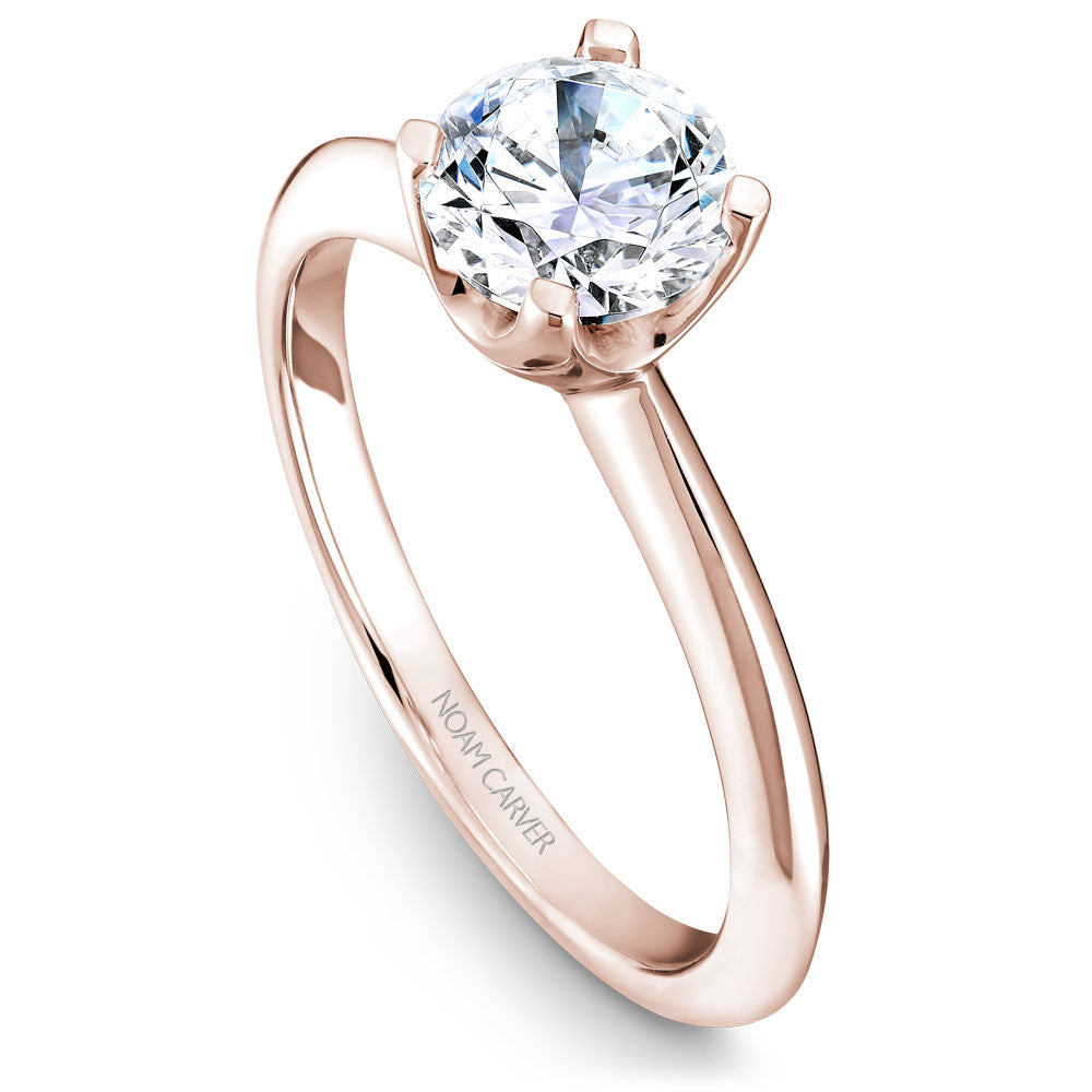 Noam Carver Engagement Ring Rose 14k Gold