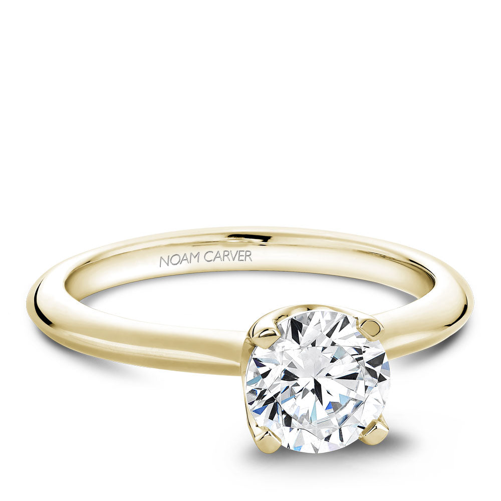Noam Carver Engagement Ring Yellow 14k Gold