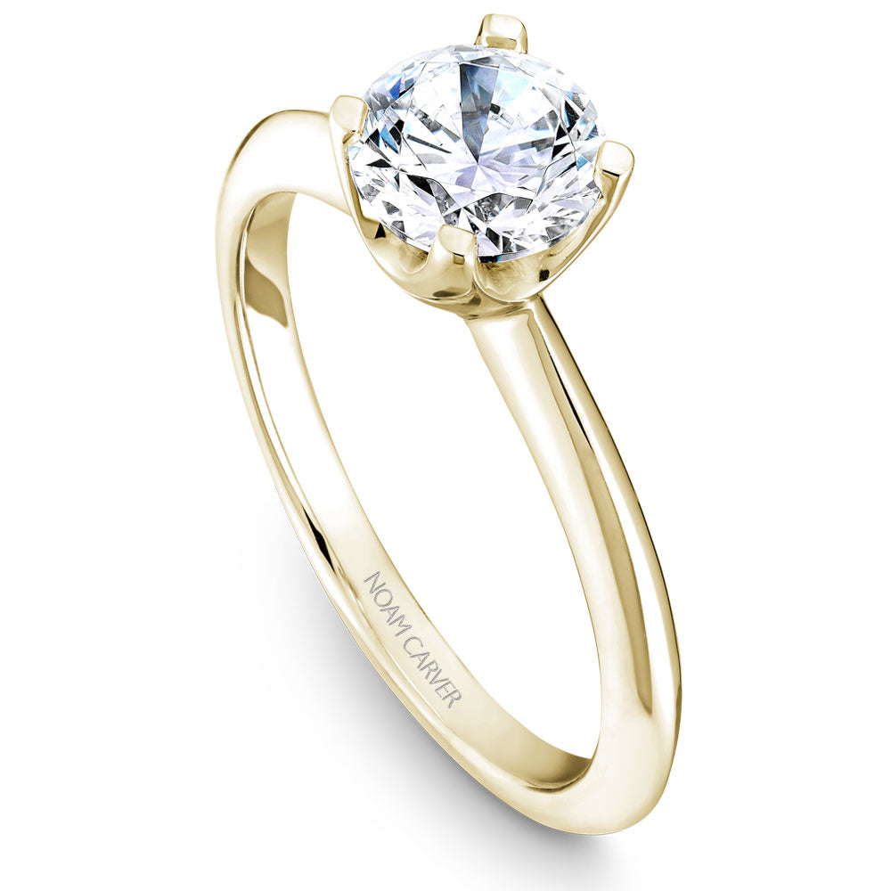 Noam Carver Engagement Ring Yellow 14k Gold