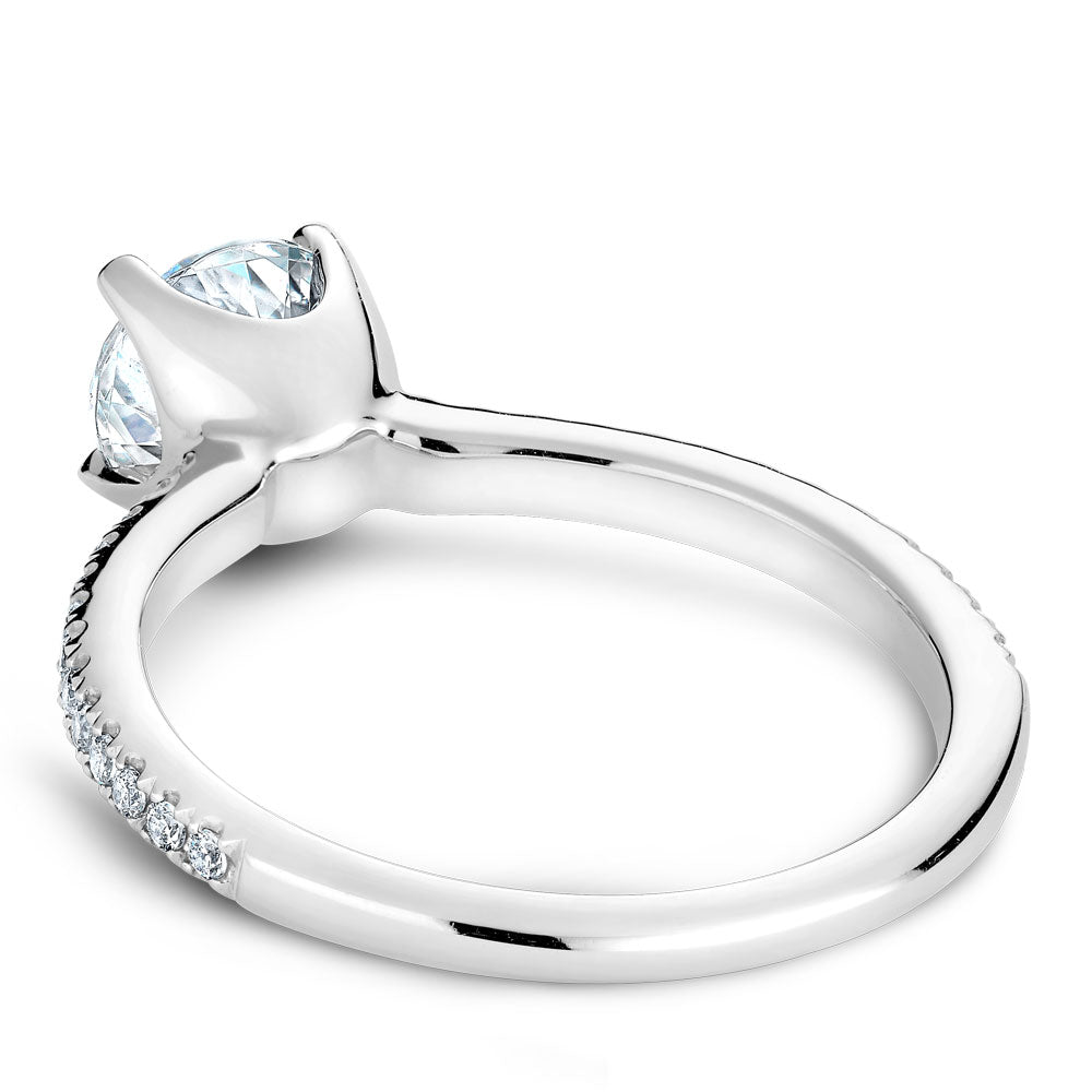 Noam Carver Engagement Ring Platinum With 26 RD TCW 0.16ct
