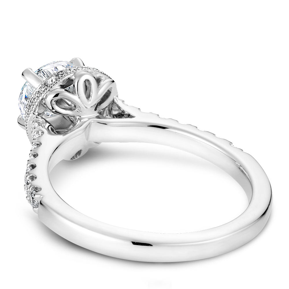 Noam Carver Engagement Ring Platinum With 36 RD TCW 0.30ct