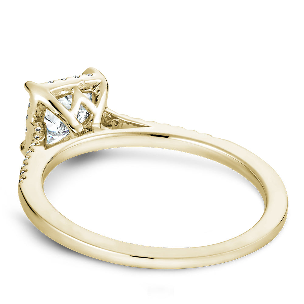 Noam Carver Engagement Ring Yellow 18k Gold With 32 RD TCW 0.14ct