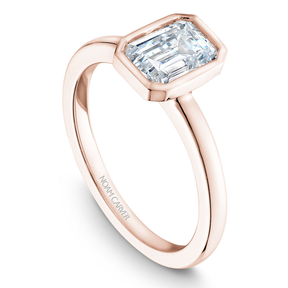 Noam Carver Engagement Ring Rose 18k Gold