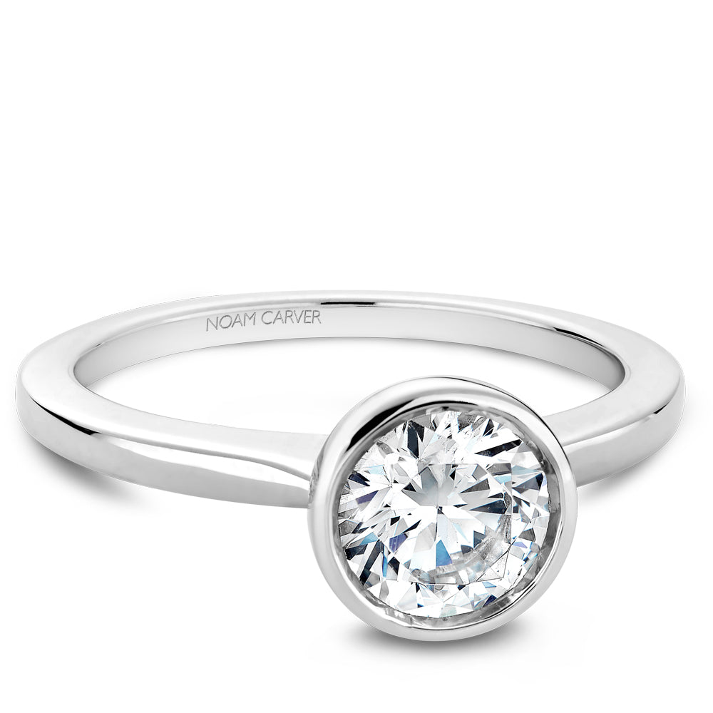 Noam Carver Engagement Ring White 14k Gold