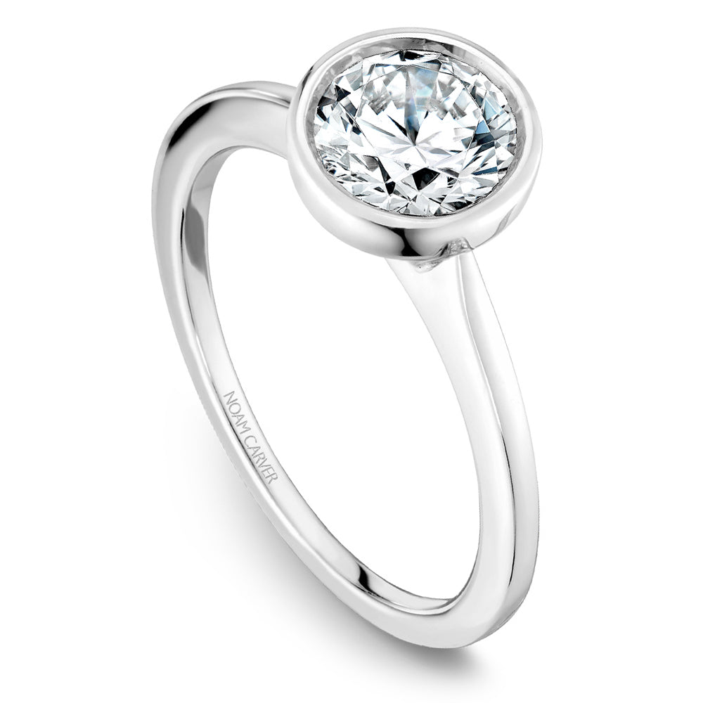 Noam Carver Engagement Ring White 18k Gold