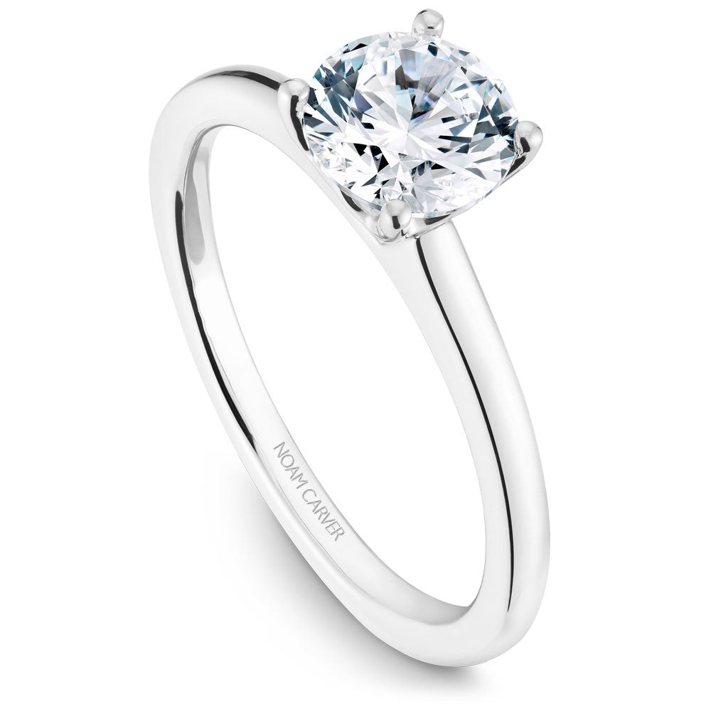 Noam Carver Engagement Ring White 18k Gold
