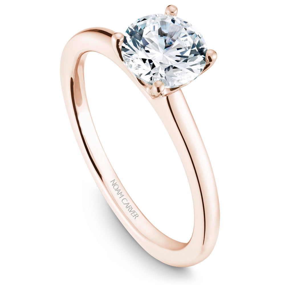 Noam Carver Engagement Ring Rose 18k Gold