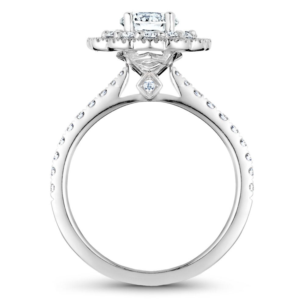 Noam Carver Engagement Ring Platinum With 70 RD TCW 0.65ct