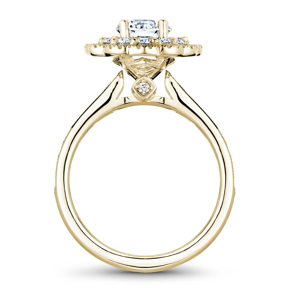 Noam Carver Engagement Ring Yellow 14k Gold With 70 RD TCW 0.74ct