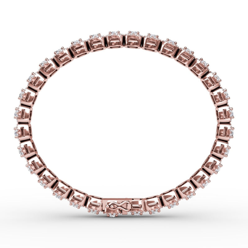 Fana Cushion Cut Diamond Bracelet