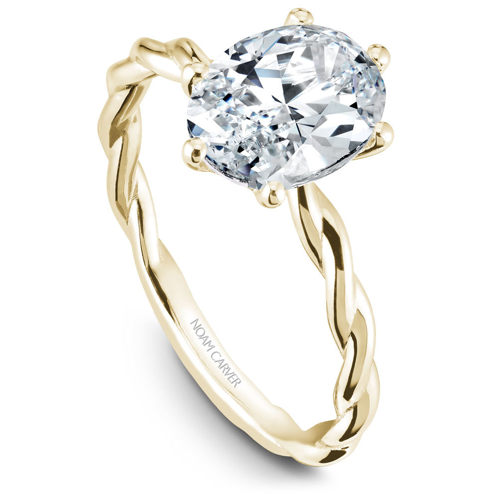 Noam Carver Engagement Ring Yellow 18k Gold