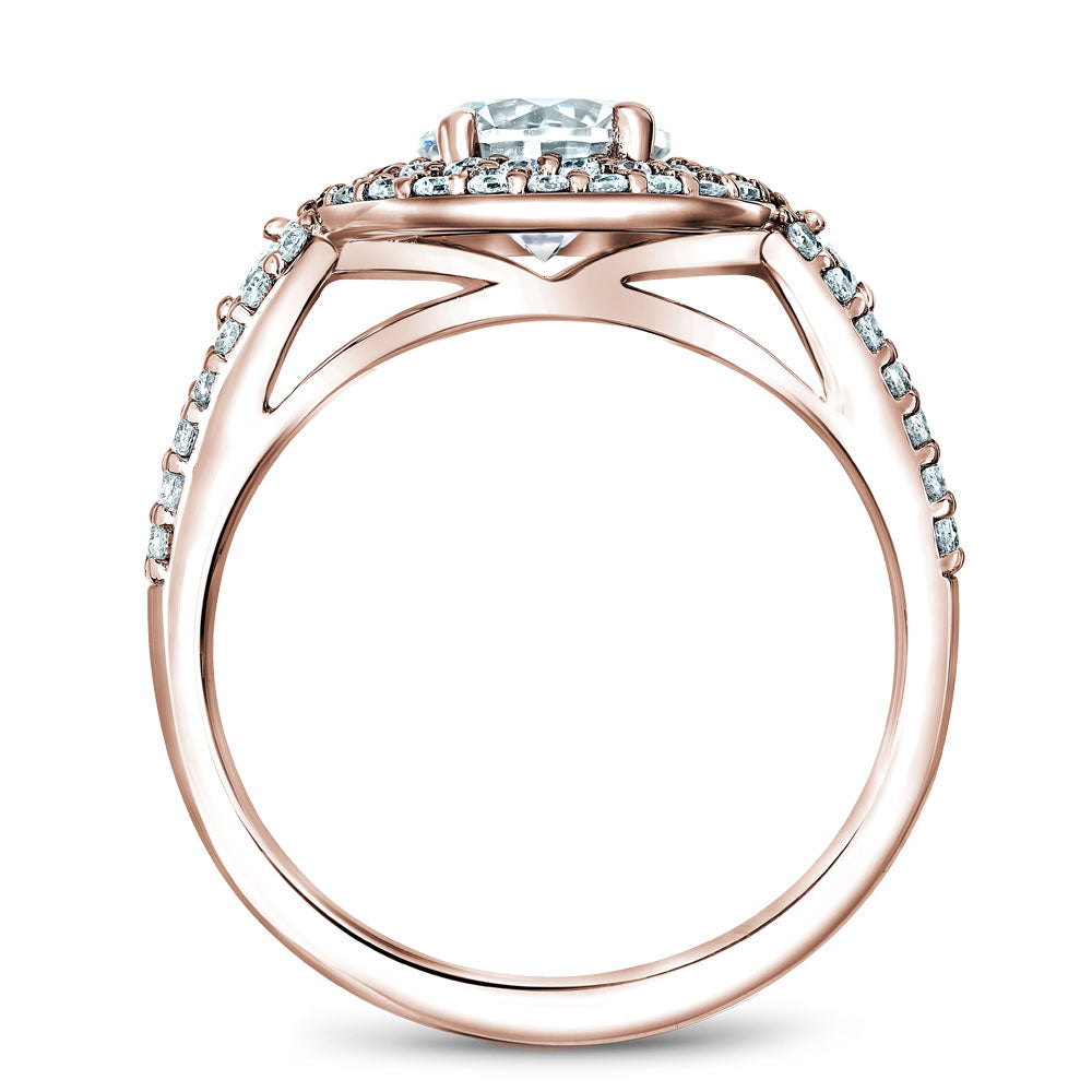 Noam Carver Engagement Ring Rose 14k Gold
