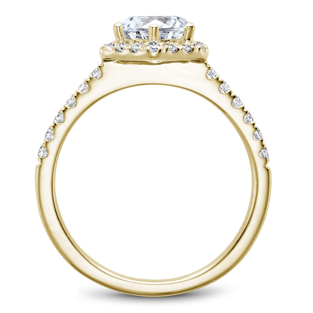 Noam Carver Engagement Ring Yellow 18k Gold With 30 RD TCW 0.33ct