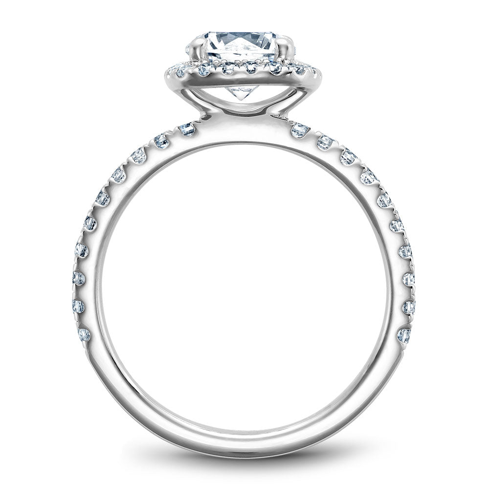 Noam Carver Engagement Ring Platinum With 40 RD TCW 0.42ct