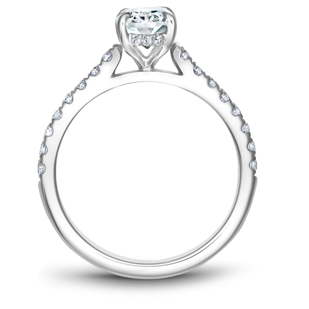 Noam Carver Engagement Ring White 18k Gold With 30 RD TCW 0.33ct