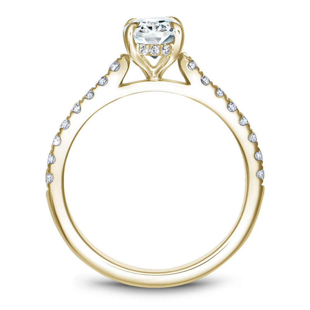 Noam Carver Engagement Ring Yellow 18k Gold With 30 RD TCW 0.33ct