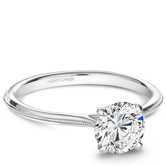 Noam Carver Engagement Ring White 18k Gold
