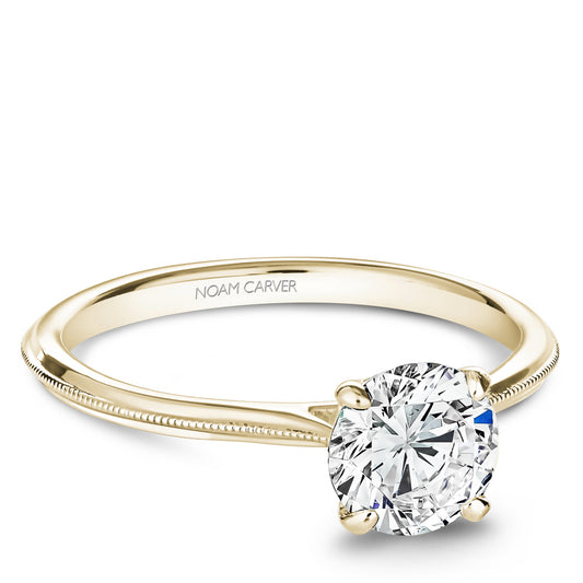 Noam Carver Engagement Ring Yellow 14k Gold